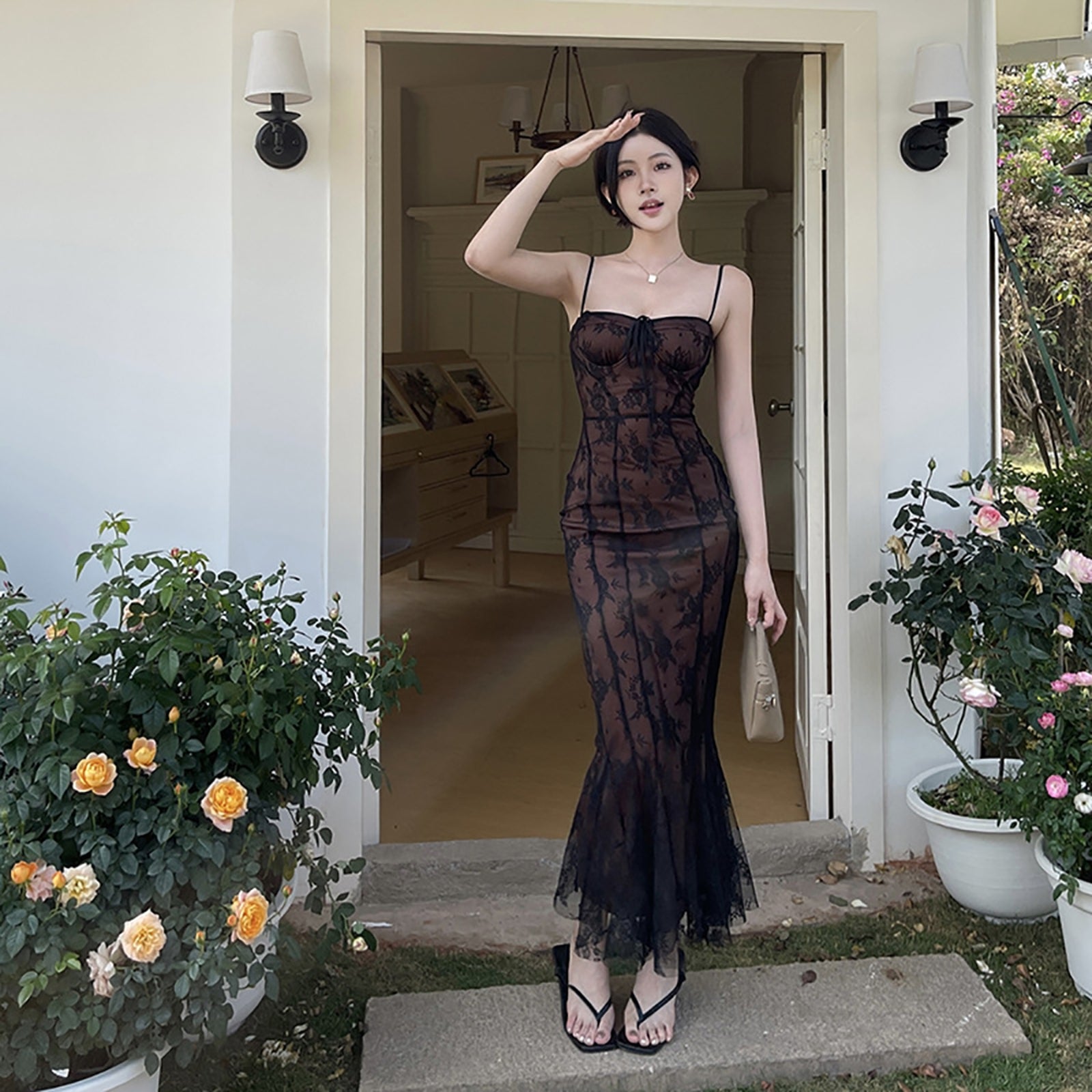 Women Fit & Flare Midi Dress