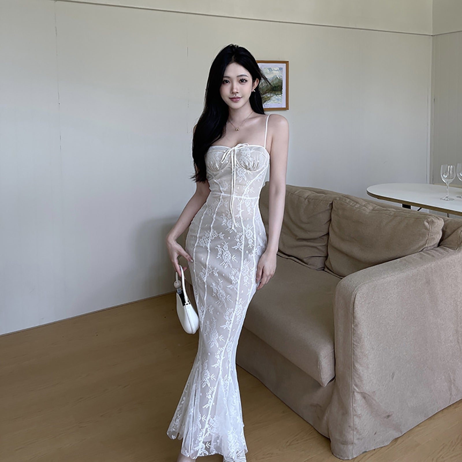 Women Floral Fit & Flare Midi Dress