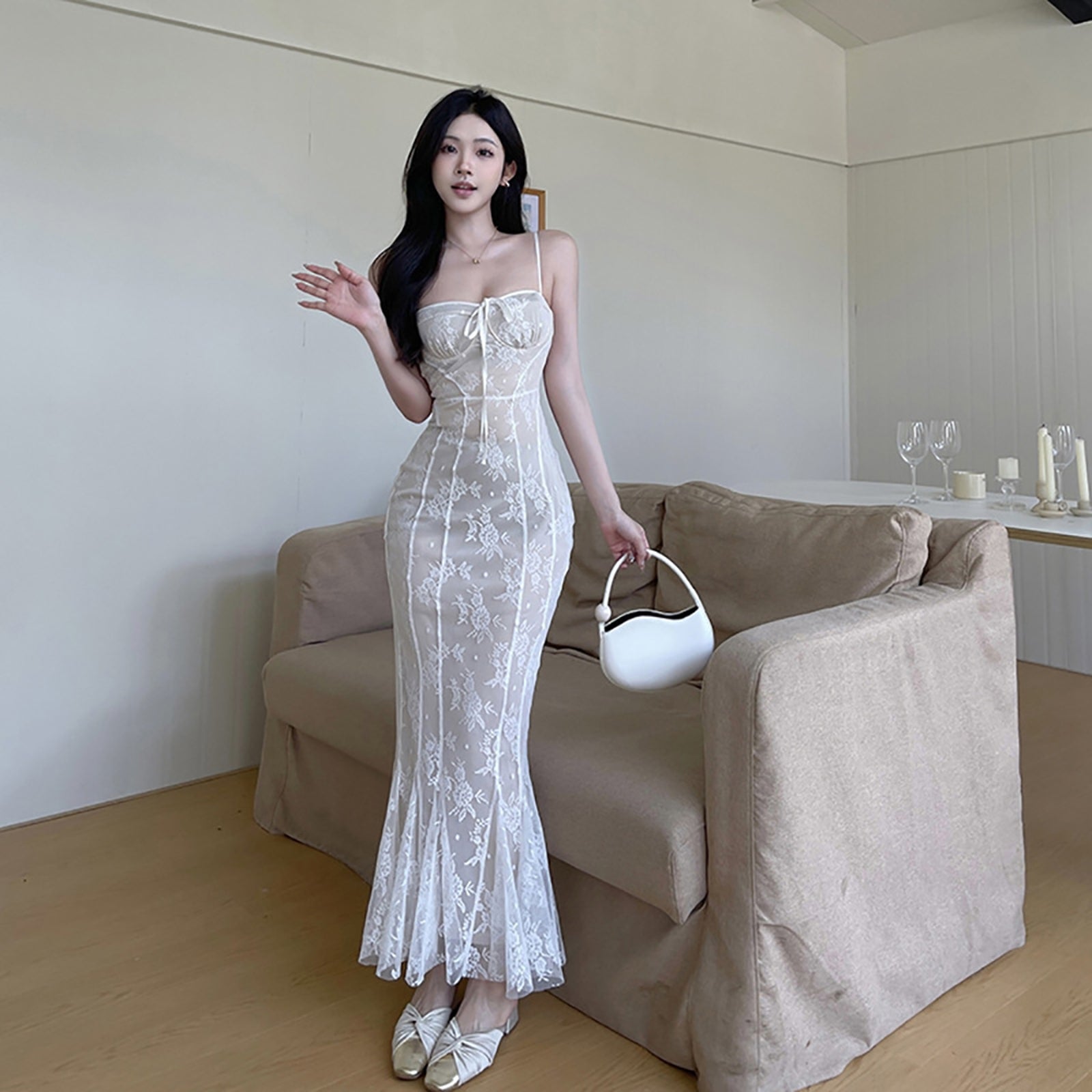 Women Floral Fit & Flare Midi Dress