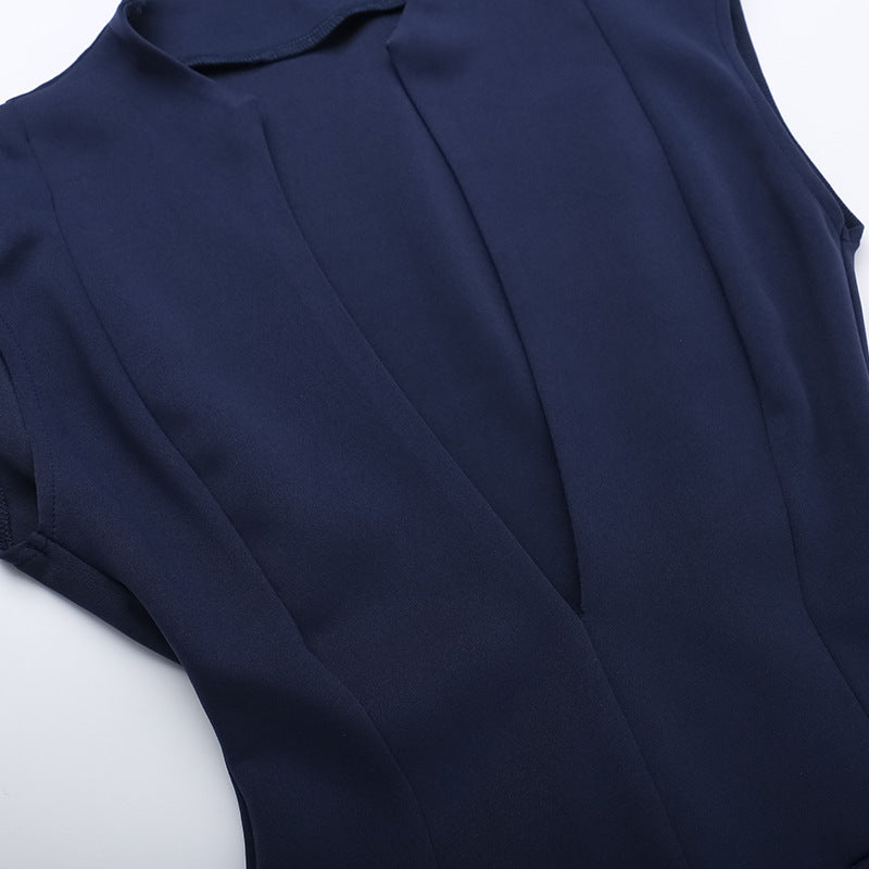 Short Sleeves Round Neck Fit & Flare Mini Dress