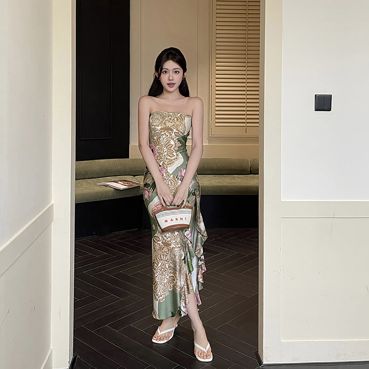 Off-Shoulder Maxi Dress