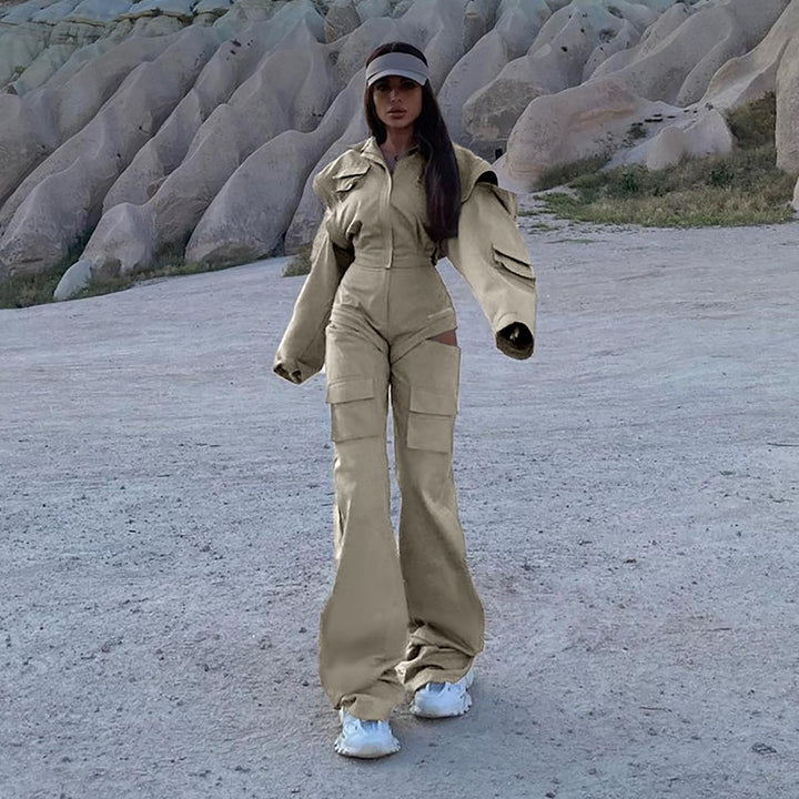 Women Loose Fit Cargos Trousers
