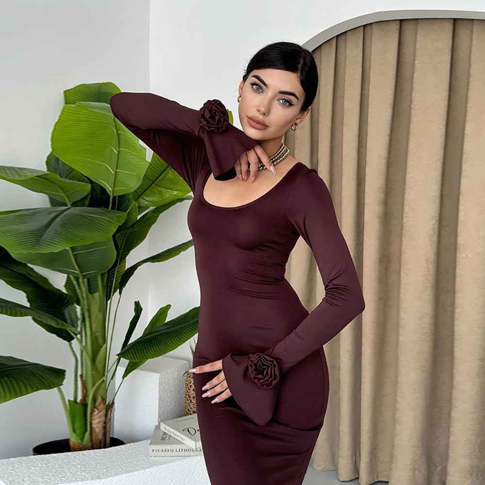 Women Bodycon Maxi Dress
