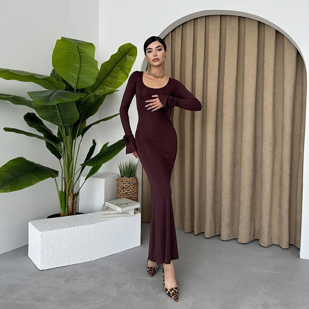 Women Bodycon Maxi Dress