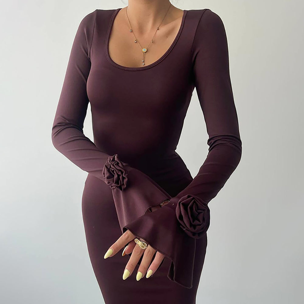 Women Bodycon Maxi Dress