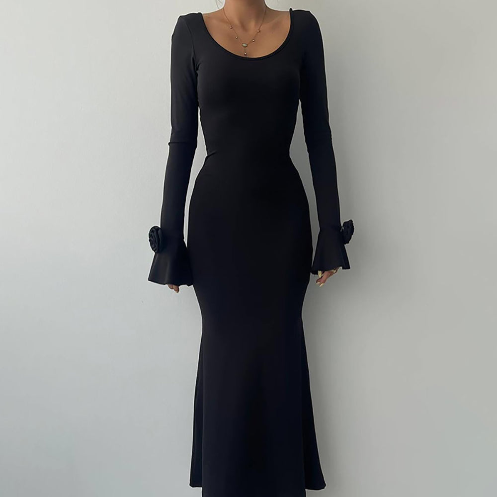 Scoop Neck Maxi Dress