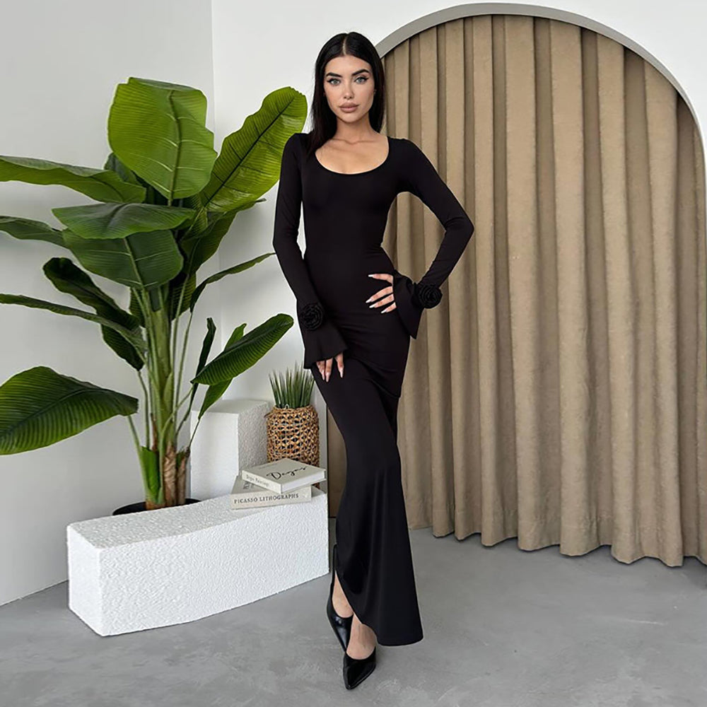 Scoop Neck Maxi Dress