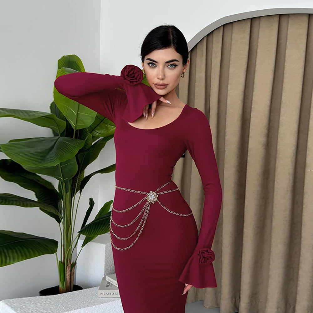 Women Bodycon Maxi Dress