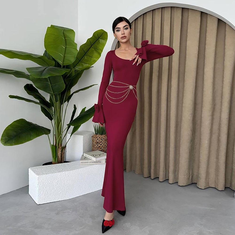 Women Bodycon Maxi Dress