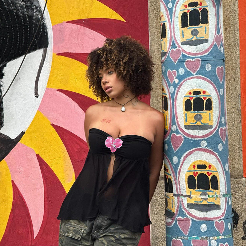Women Solid Sleeveless Top