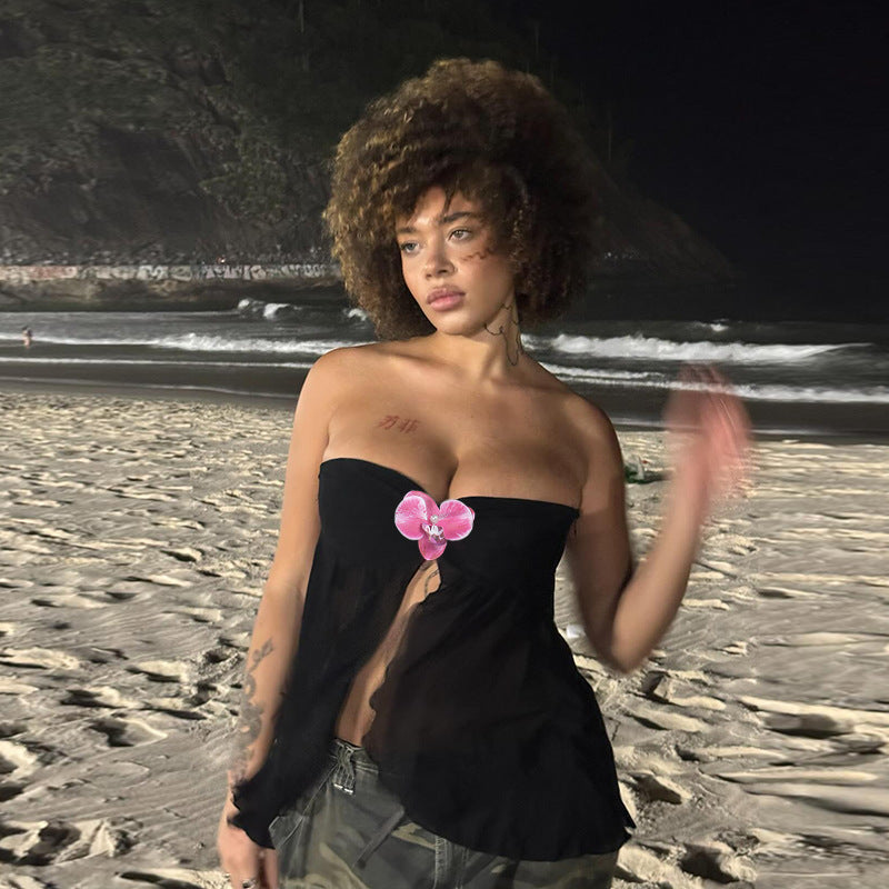 Women Solid Sleeveless Top
