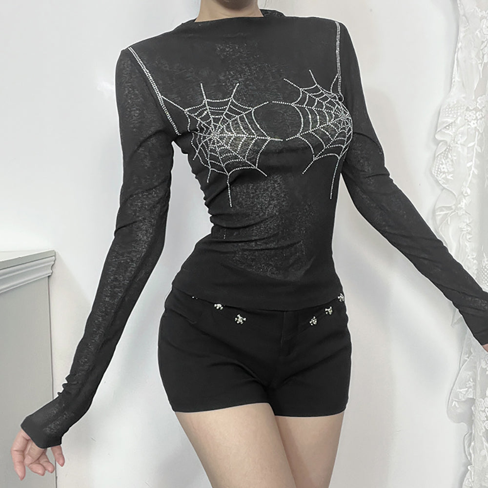 Women Web Printed Regular Top