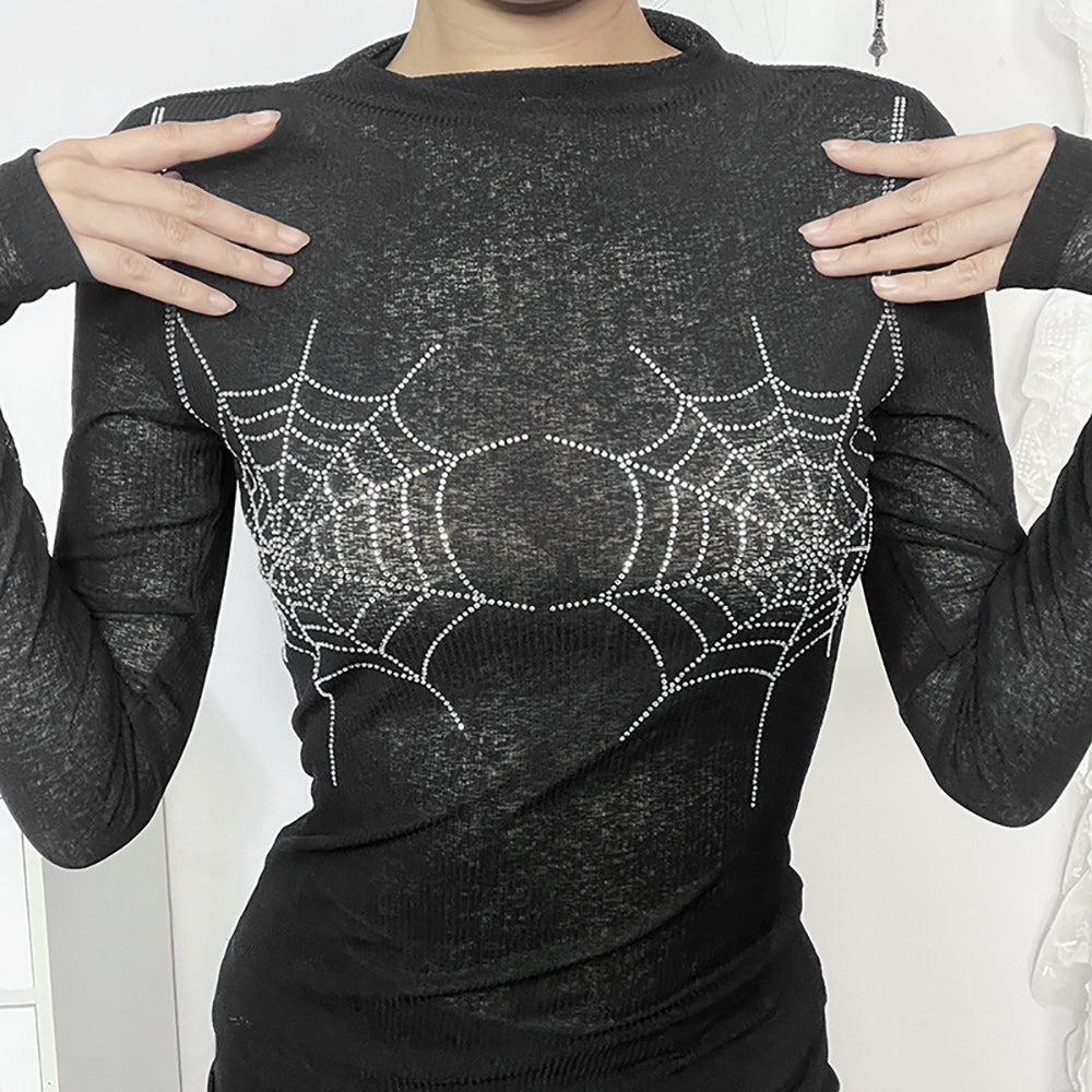 Women Web Printed Regular Top
