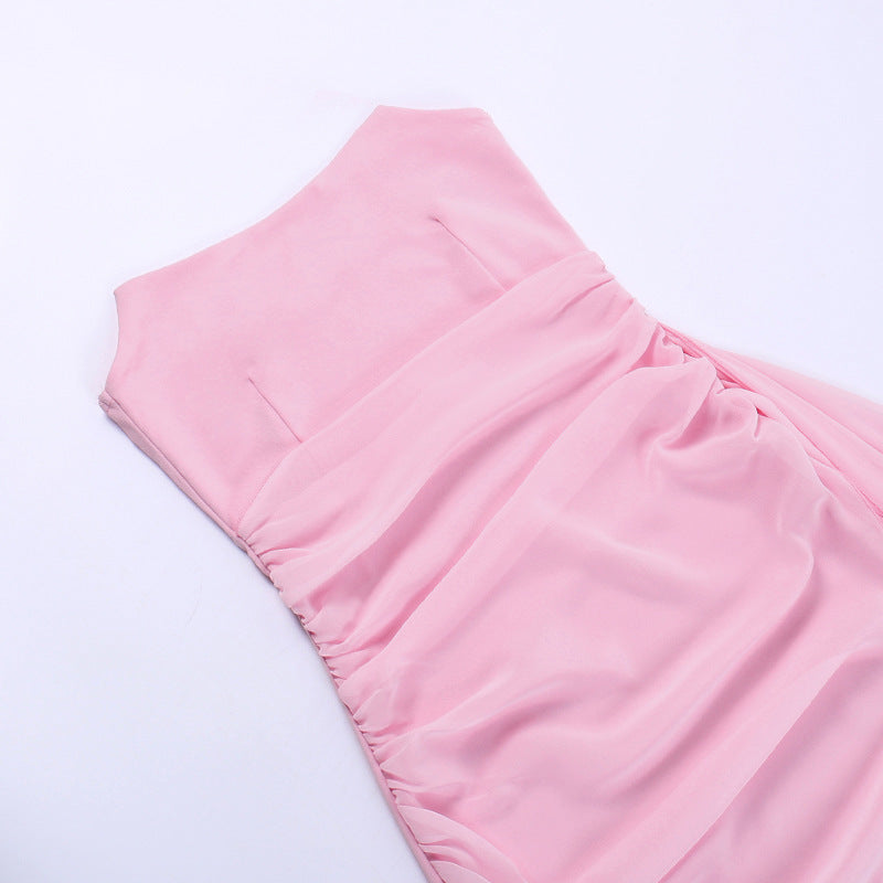 StyleCast Pink Off-Shoulder Mini Dress