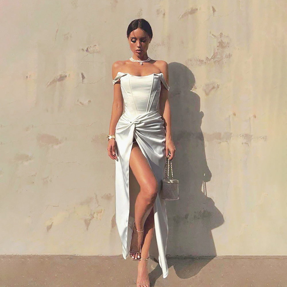 Women Fit and Flare Maxi Dress