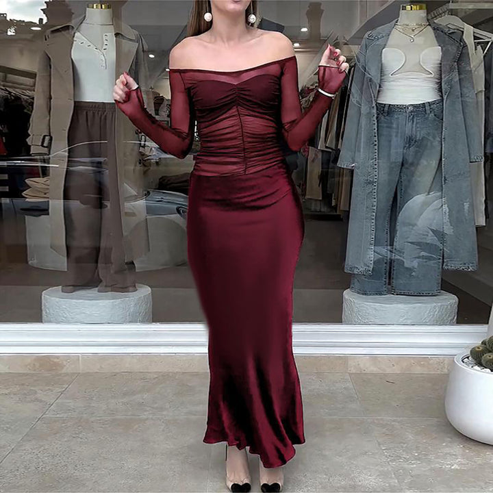 Women Off-Shoulder Bodycon Dress