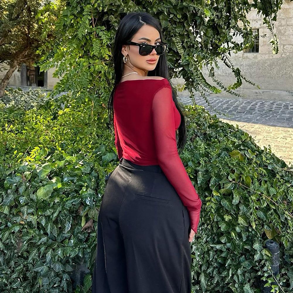 Solid Off Shoulder Fitted Crop Top