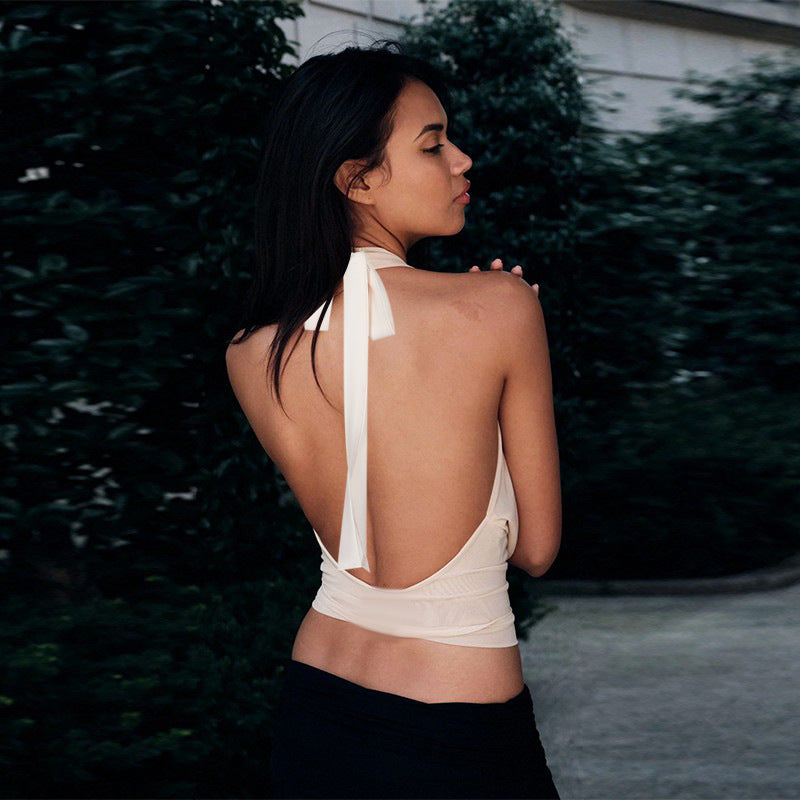 Solid Cowl Neck Sleeveless Top