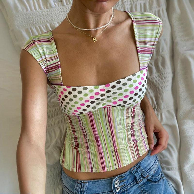 Women Solid Tie-Up Neck Top