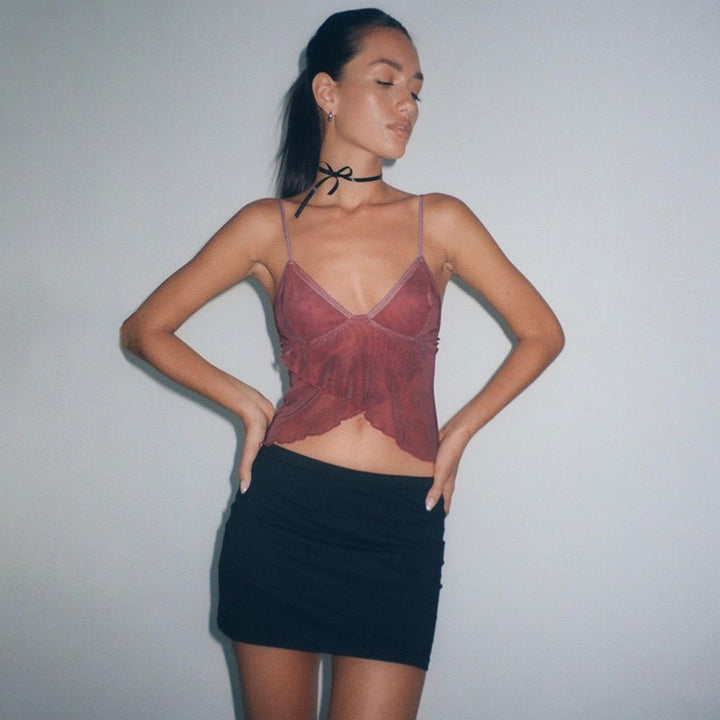Net Crop Top