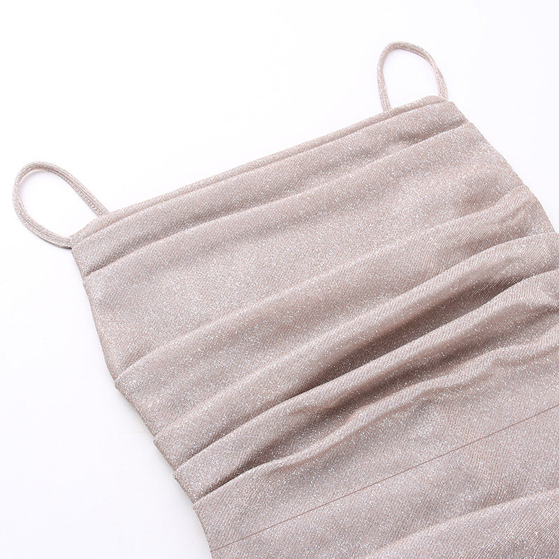 Shoulder Straps Maxi Dress