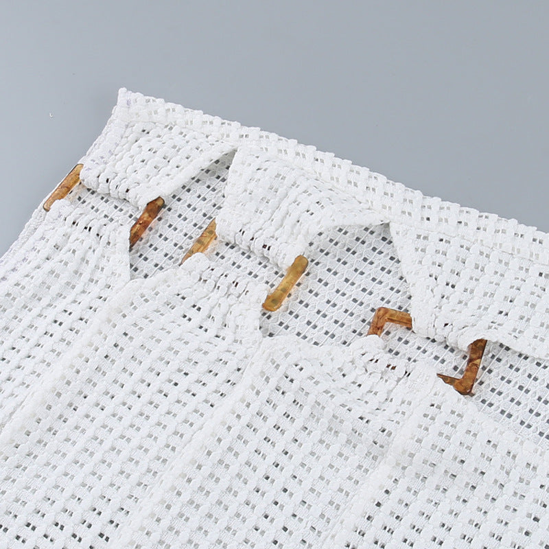 White Halter Neck Co-Ords