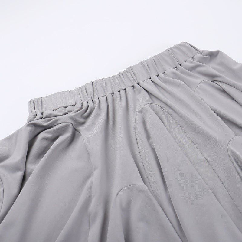 Fitted Top With Skirt