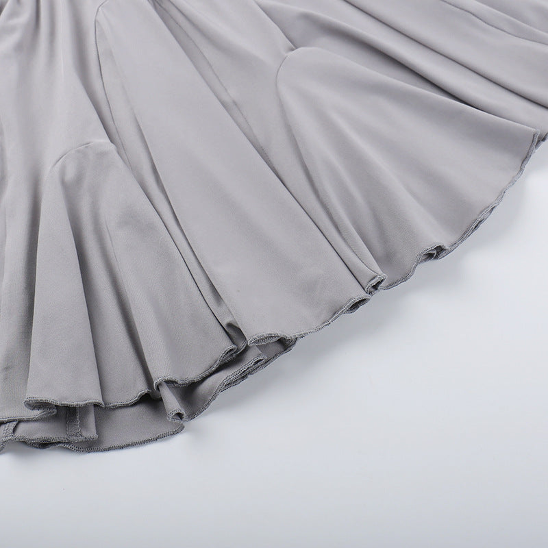 Fitted Top With Skirt