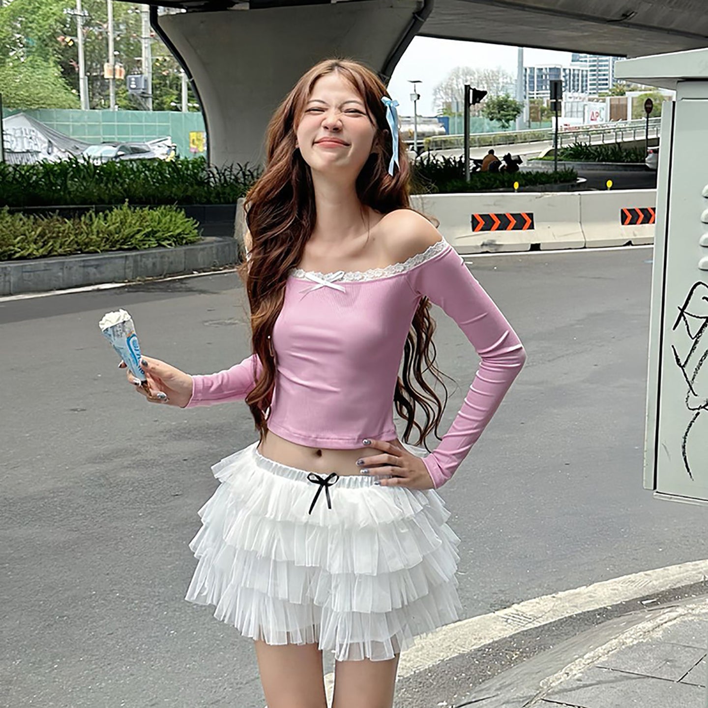 Women Solid Off-Shoulder Crop Top