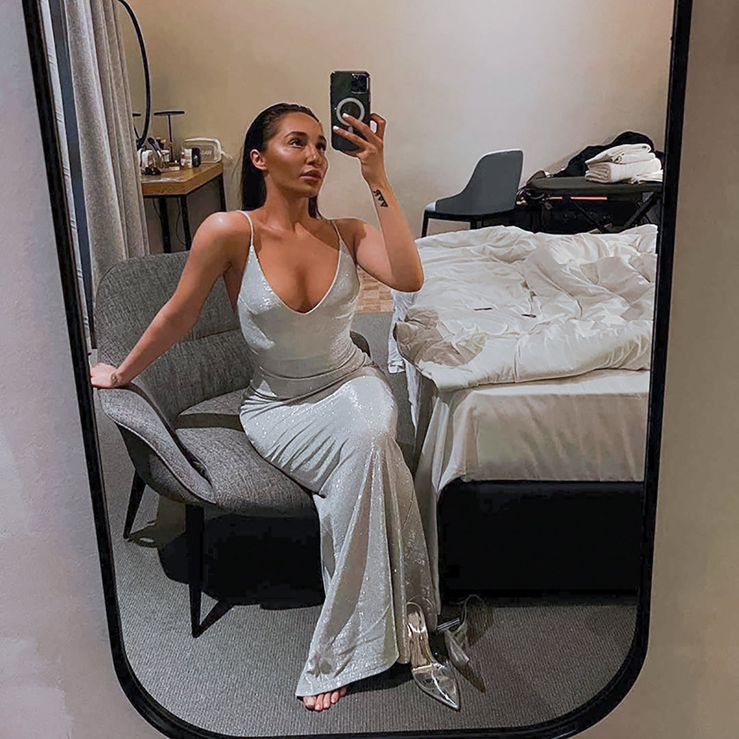 Shoulder Straps Maxi Dress