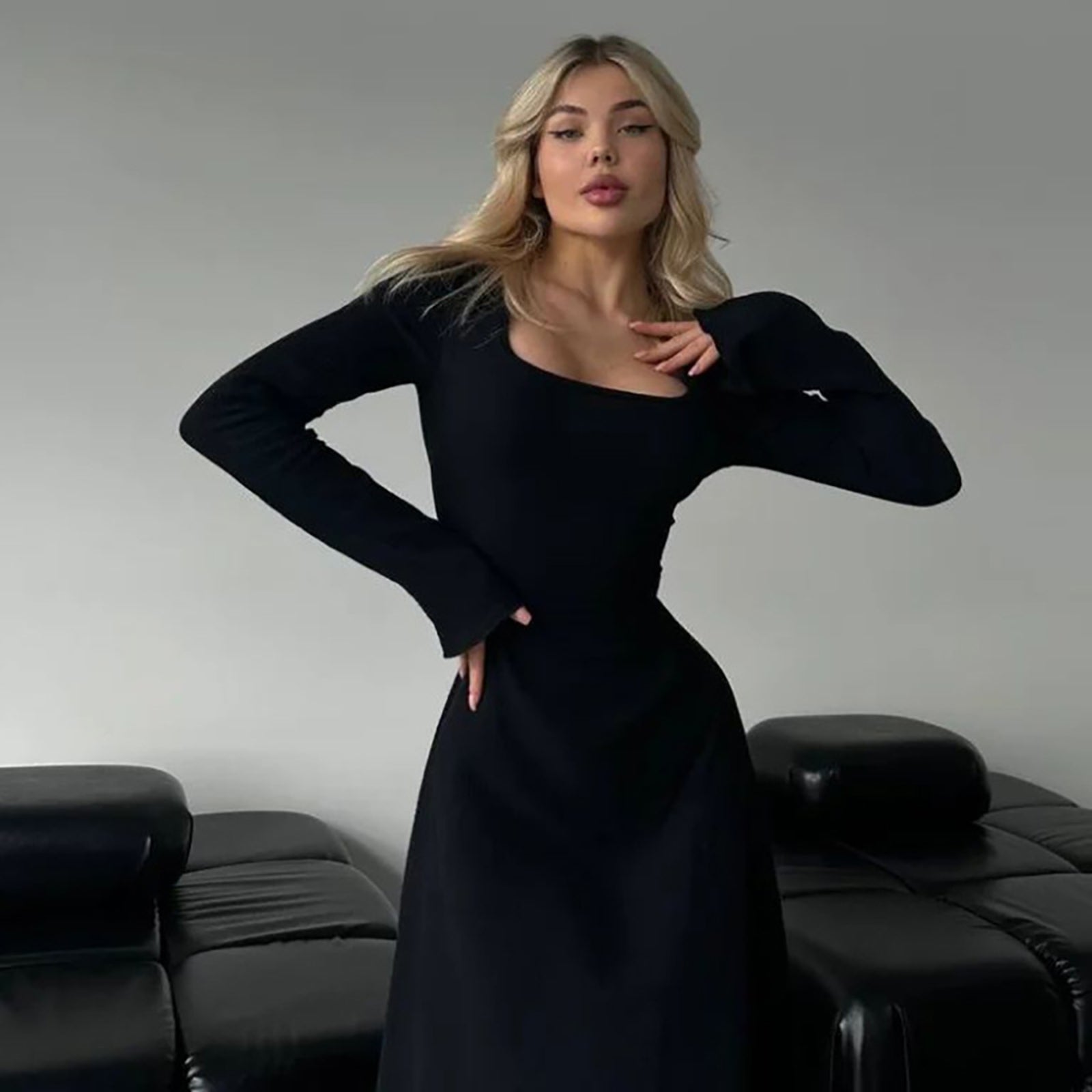 Women Fit & Flare Midi Dress