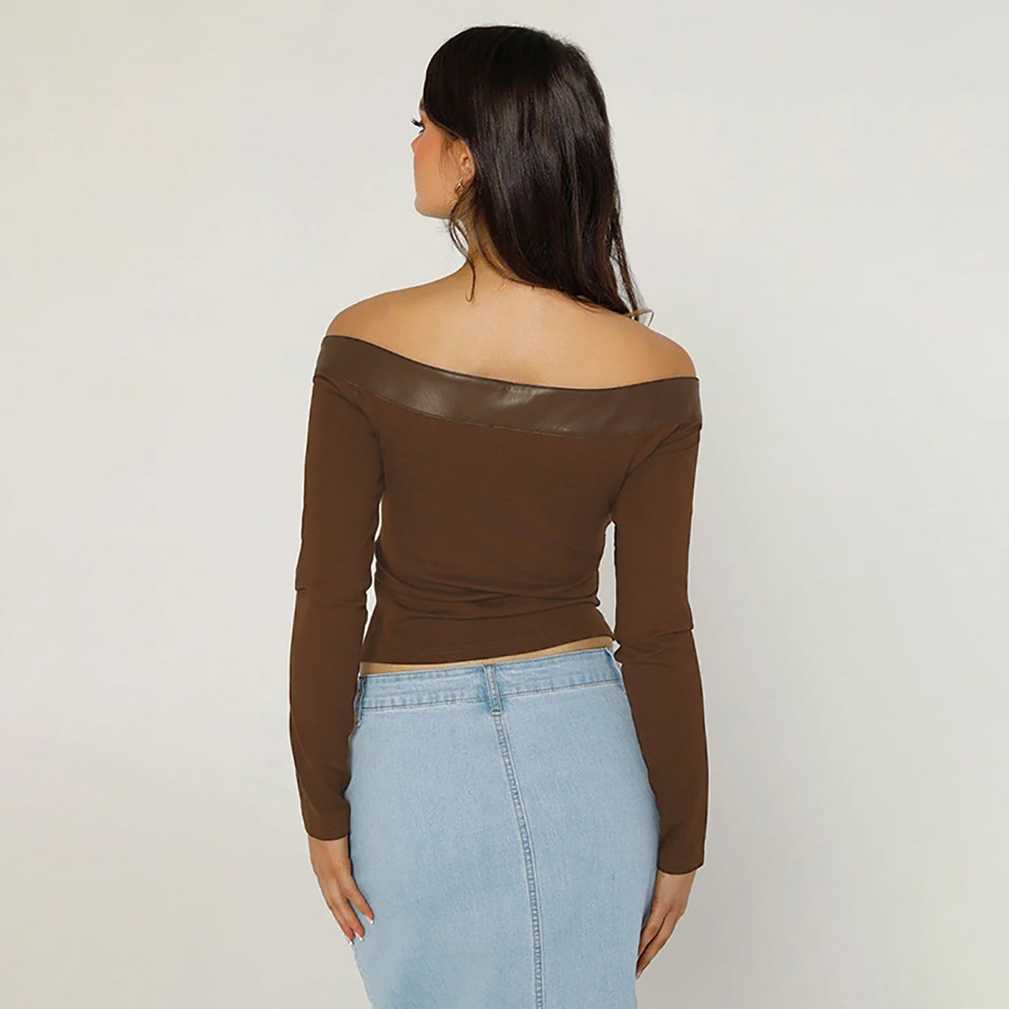 Women Solid Off-Shoulder Top