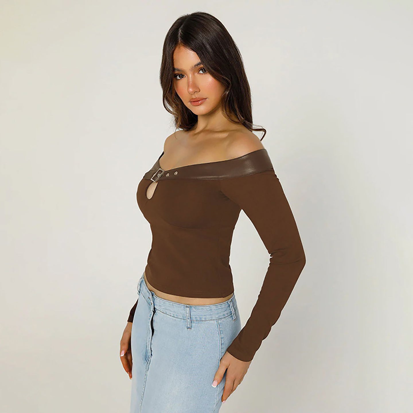 Women Solid Off-Shoulder Top