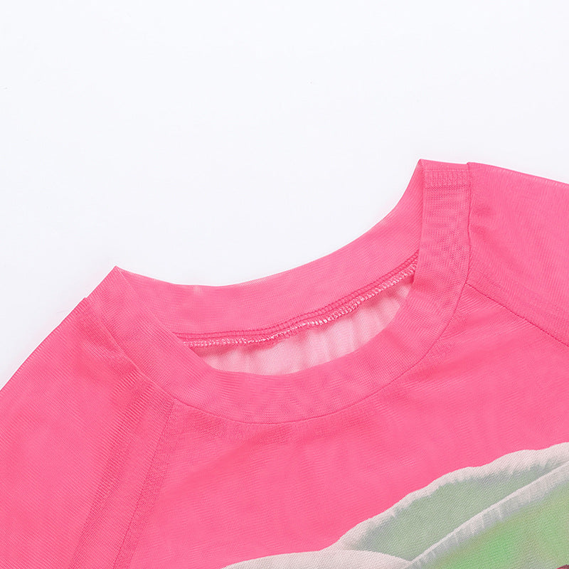 Print Crop Top