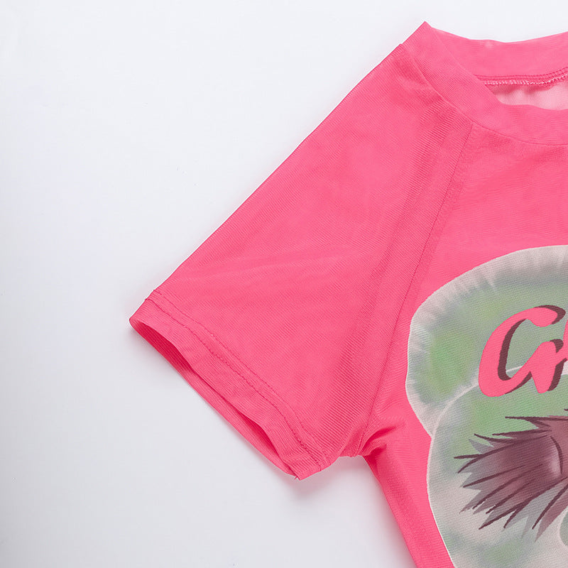 Print Crop Top