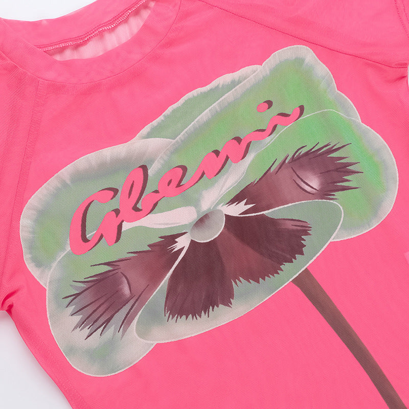 Print Crop Top