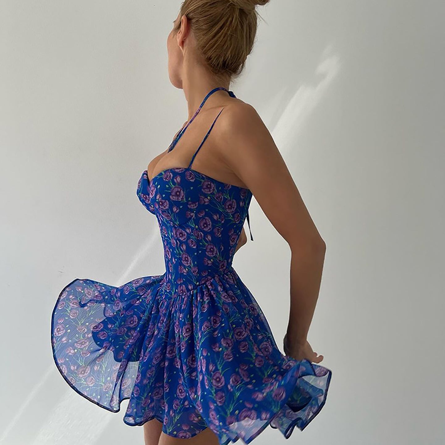 Floral Print Fit & Flare Dress