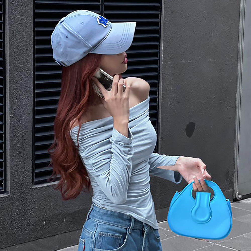 Women Solid Off-Shoulder Top