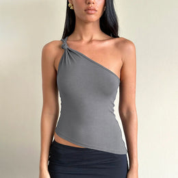 One Shoulder Regular Top