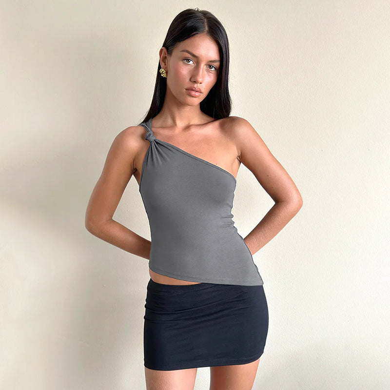 One Shoulder Regular Top