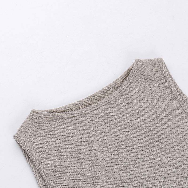 Round Neck Bodycon Dress