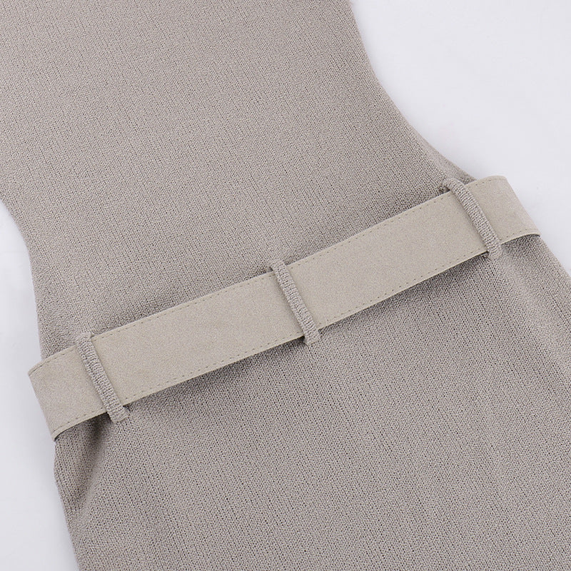 Round Neck Bodycon Dress