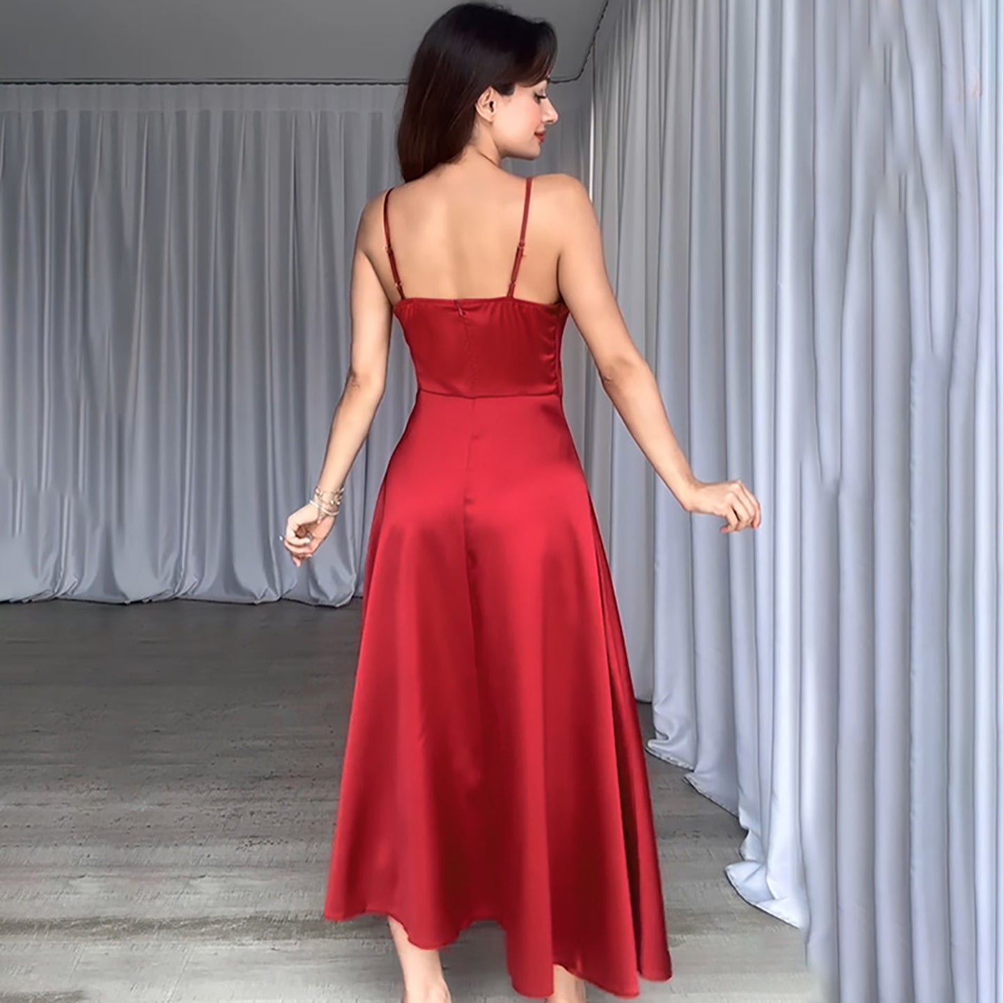 Women Fit & Flare Maxi Dress