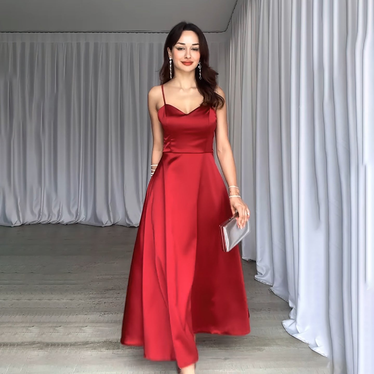Women Fit & Flare Maxi Dress