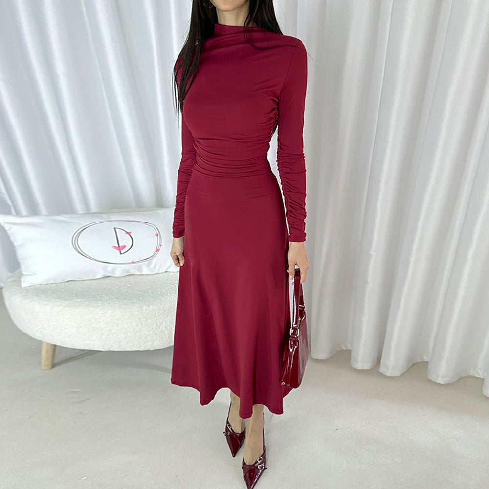 Women Gathered Bodycon Dress