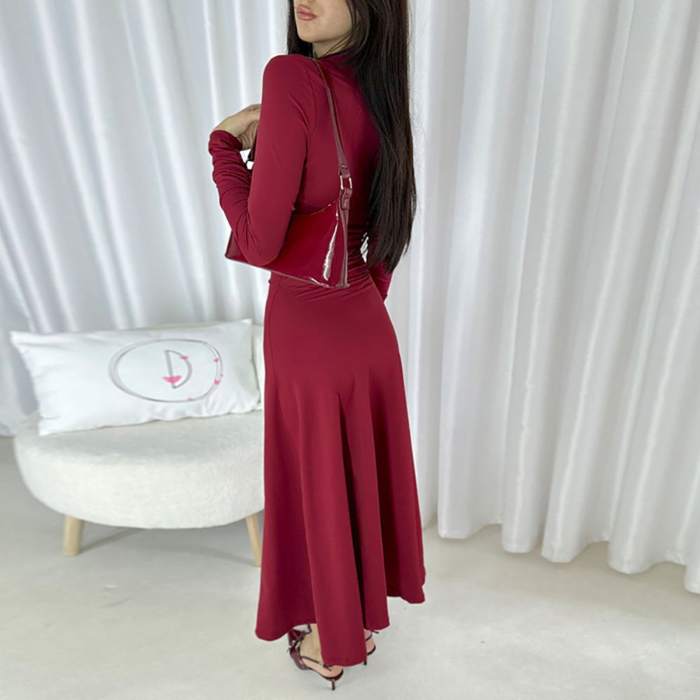 Women Gathered Bodycon Dress