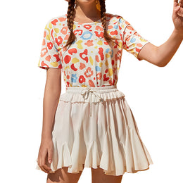 Abstract Printed Printed T-Shirt