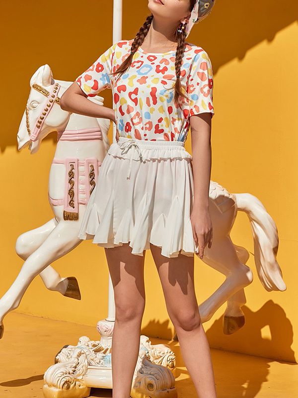 Abstract Printed Printed T-Shirt