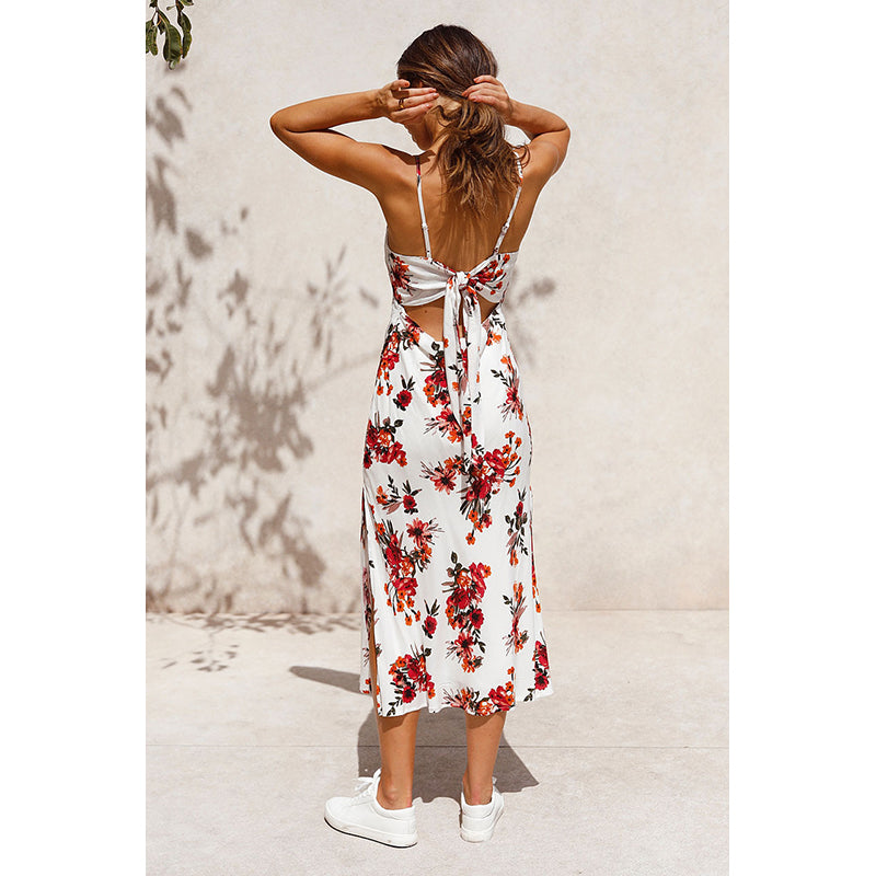 Floral Print Maxi Dress