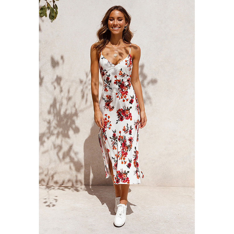 Floral Print Maxi Dress